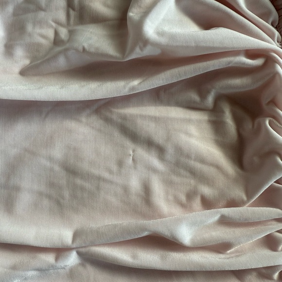 Meshki - Capri Gathered Slinky Maxi Dress - Powder Pink - Picture 6 of 6